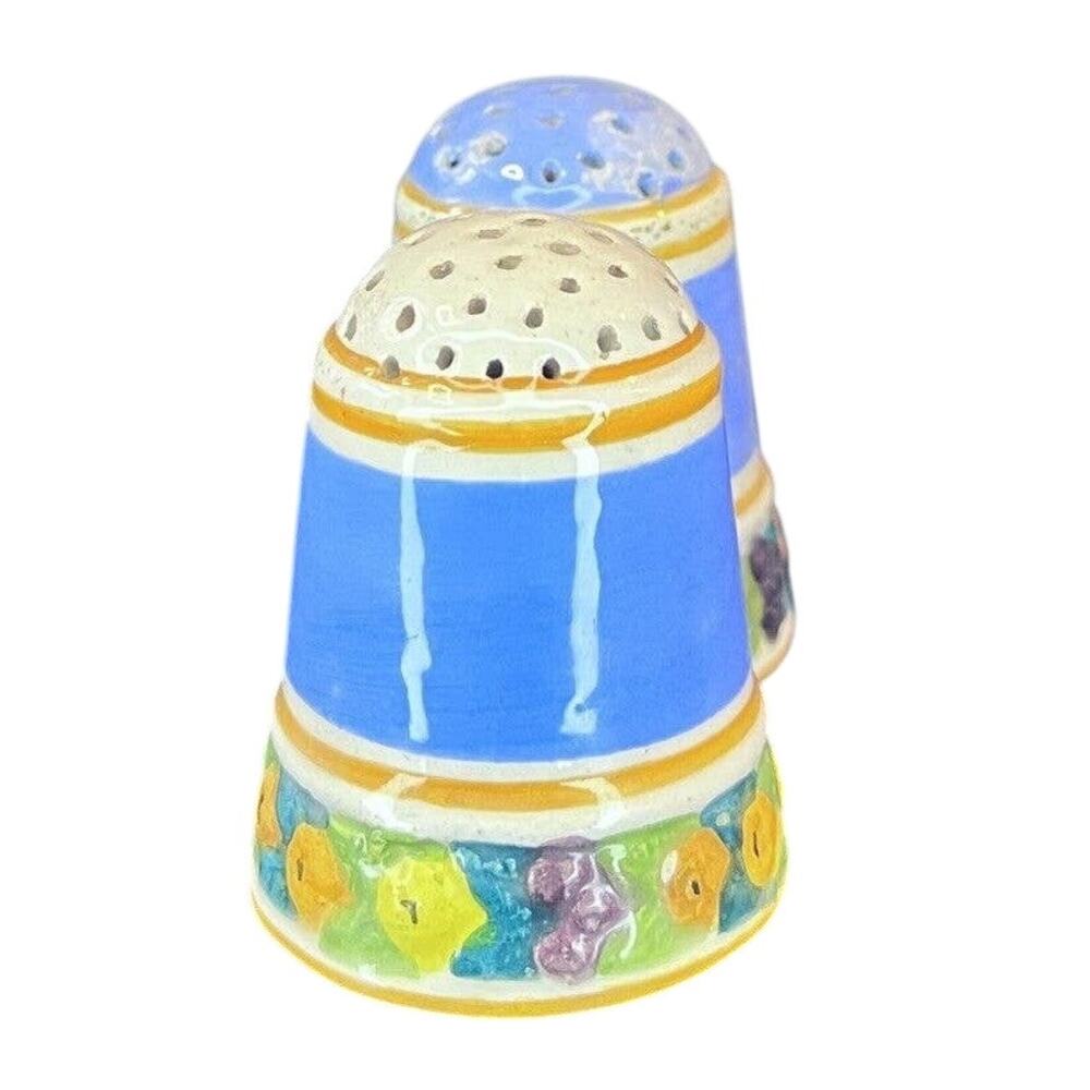 ARS Italy Hand Painted Salt Pepper Shakers Tuscan Style Vintage - Picture 4 of 6